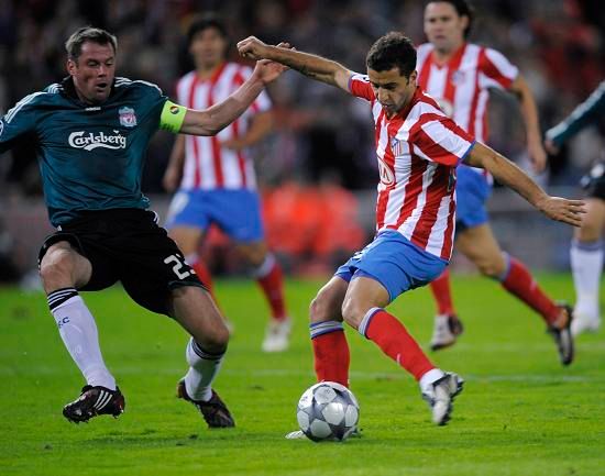 Tak se v zápase Atlético Madrid - Liverpool prosadil Simao | Foto: Reuters