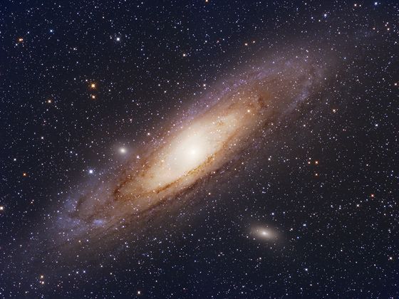 Galaxie M 31, která se chystá spojit s Mléčnou dráhou. Za pár miliard let. | Foto: Martin Myslivec