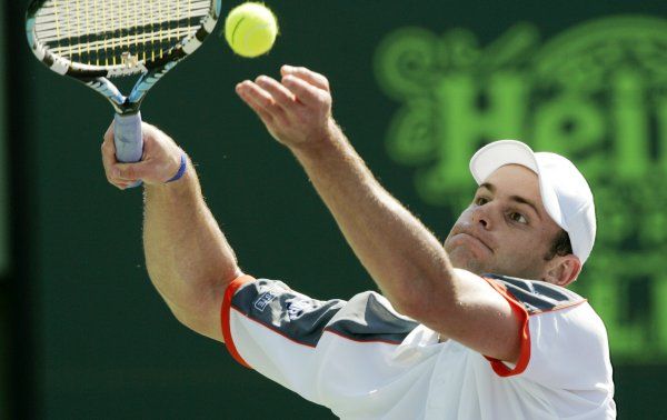 Andy Roddick na tenisovém turnaji v Miami. | Foto: Reuters