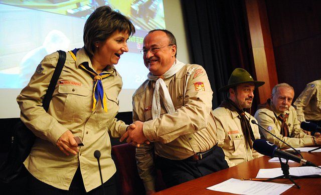 Den skautů v poslanecké sněmovně. | Foto: www.sojdrova.cz