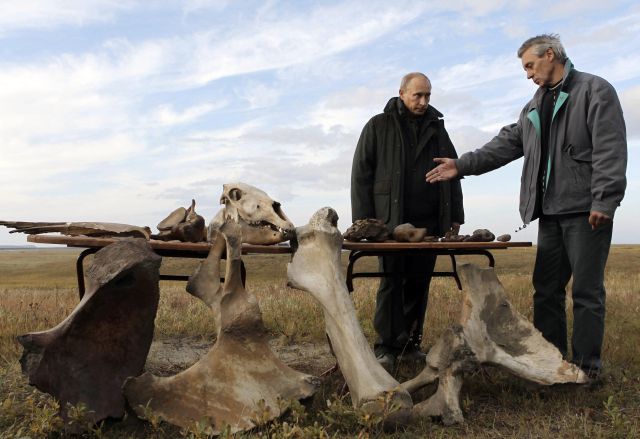 Návštěva vědecké expedice na Samojlovském ostrově. | Foto: Reuters