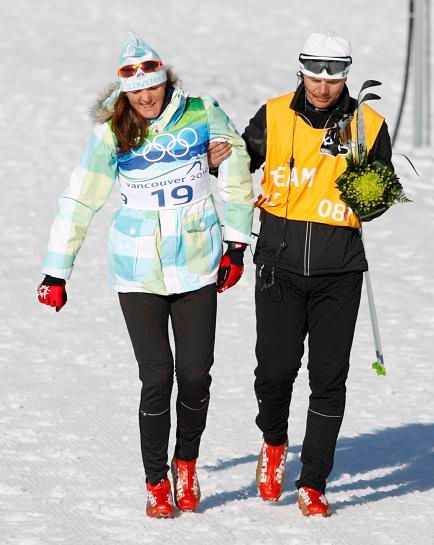 Zraněná Petra Majdičová | Foto: Reuters