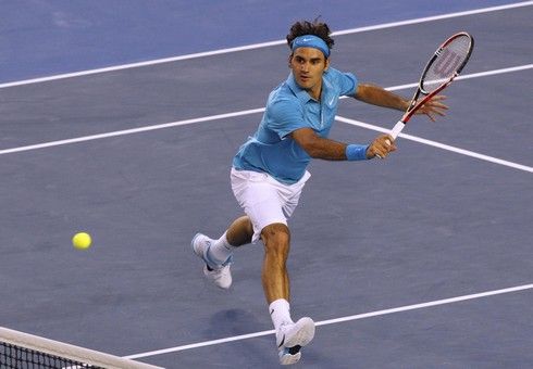 Roger Federer vrací úder | Foto: Sport