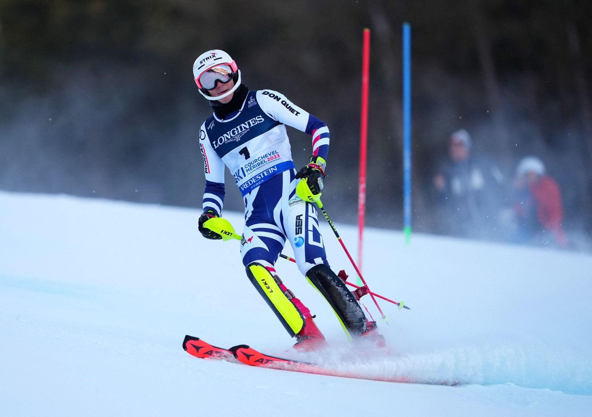 Zabystřán n’a pas terminé le slalom combiné aux Championnats du monde, que Pinturault a remporté à domicile