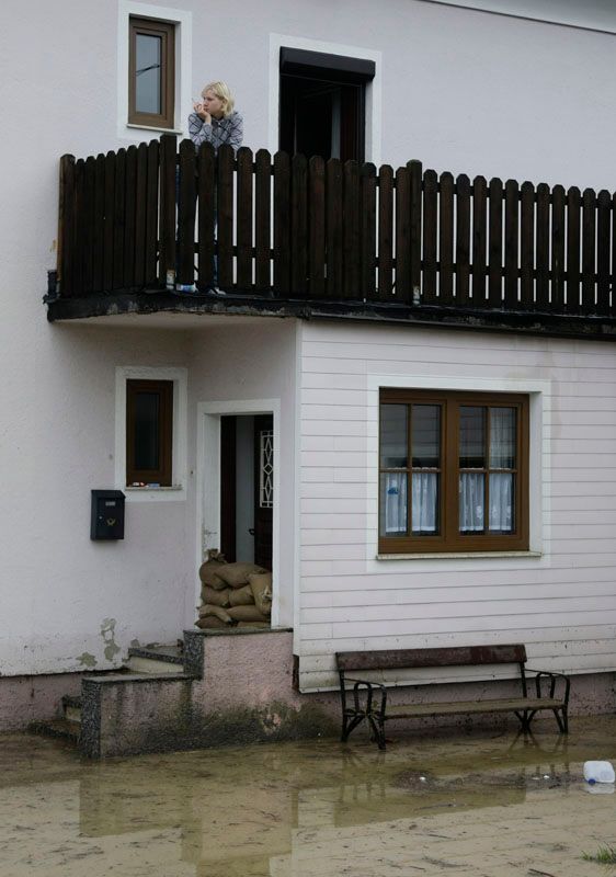 Čekání na velkou vodu, Sankt Leonhard am Forst. | Foto: Reuters