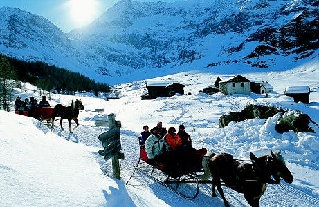 Jízda na saních tažených koňmi v údolí Passeier | Foto: Laurin Moser