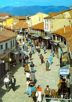 Pohled na turecký bazar (Turska Charshija) v hlavním makedonském městě Skopje. | Foto: Makedonská centrála cestovního ruchu