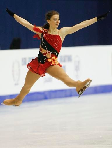 Izraelka Tamar Katzová při krátkém programu | Foto: Reuters