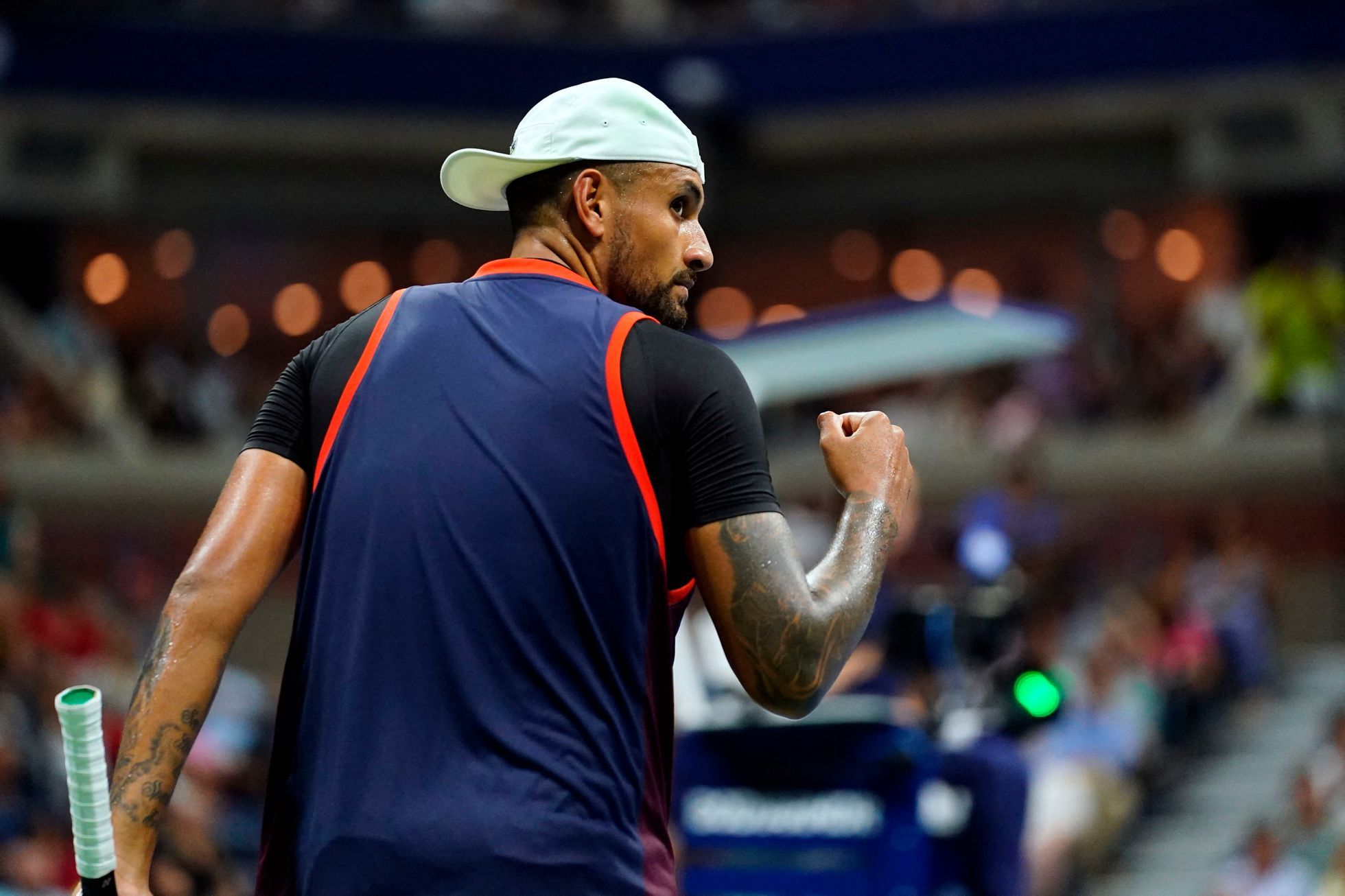 Medvedev is out of the game.  The Russian will not be defending his US Open title, Kyrgios knocked him out in the last 16