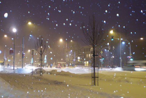 Zasněžený Havířov | Foto: Janina Želinská