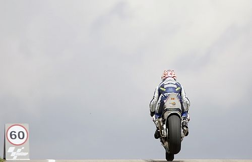 Ital Marco Melandri na Hondě při tréninku na Velkou ceně Německa na Sachsenringu. | Foto: Reuters