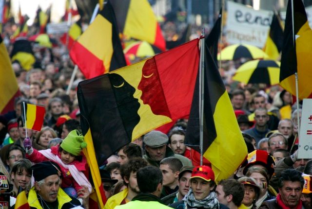 Belgičané demonstrují svou jednotu | Foto: Reuters