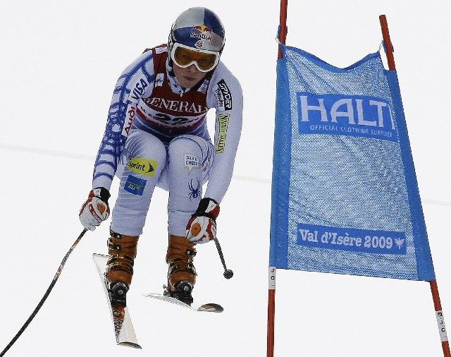 Lindsey Vonnová měla po sjezdu své druhé zlato na šampionátu nadosah. Jenže slalom zhatil všechny naděje. | Foto: Reuters