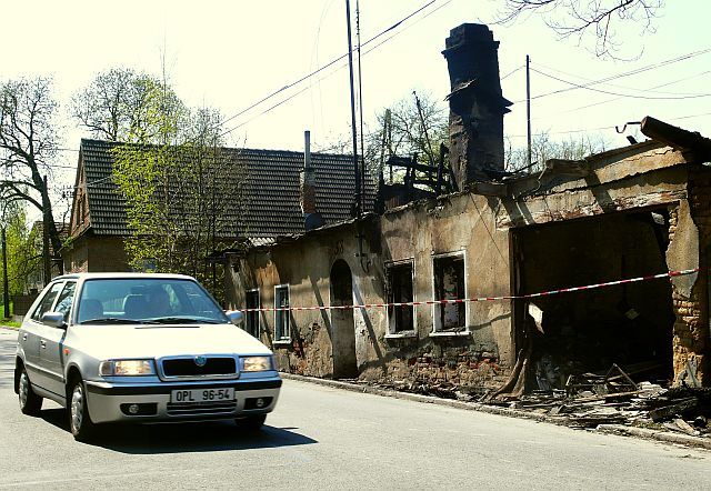 The house of Pavel Kudrik after the arson attack | Foto: Tomáš Netočný