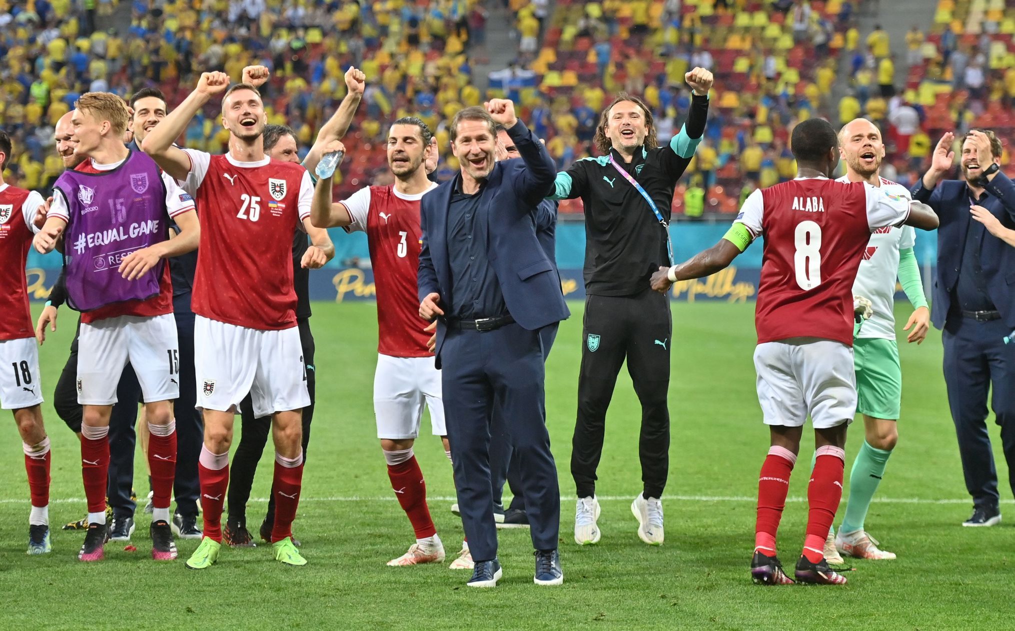 Il calciatore austriaco ha battuto l’Ucraina e sfiderà l’Italia nel girone degli Europei