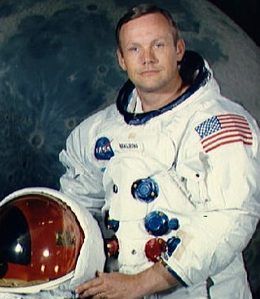 Neil A. Armstrong - první člověk na Měsíci | Foto: NASA