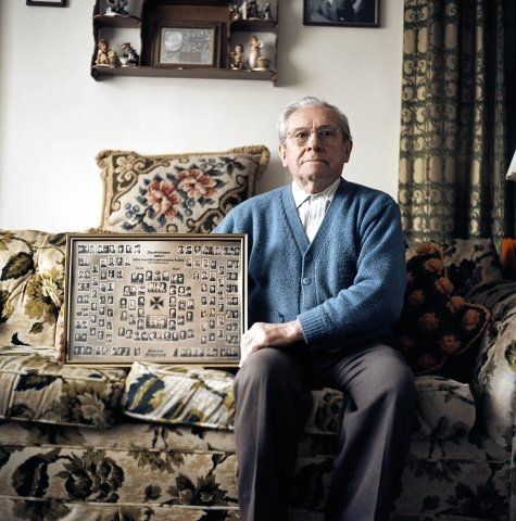 Thomas Hermann sloužil v německé armádě (Wehrmacht) jako pěšák. Na východní frontě prožil těžké boje v Leningradské oblasti. Portrét Thomase Hermanna byl vyfotografován 9. prosince 2006 v New Yorku (USA). | Foto: Profimédia