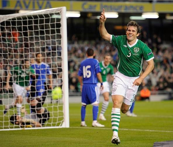 Ir Kevin Kilbane slaví svou trefu | Foto: Reuters