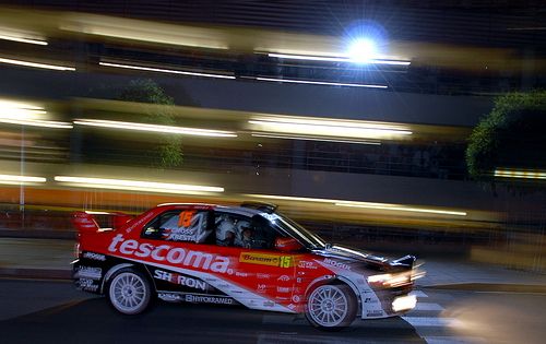 Roman Kresta s Mitsubishi Evo IX na trati Barum rallye. | Foto: BPA/Martin Straka