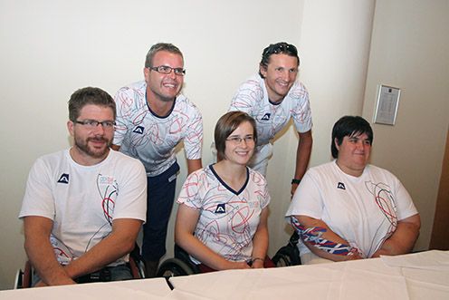 Odlet paralympioniků | Foto: Aktuálně.cz