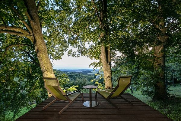 Pozemek Radka Leskovjana se nachází v Kojetíně nahoře na kopci. Má úchvatný výhled na Moravskoslezský kraj a na zahradě se tyčí vzrostlé stromy. | Foto: Lukáš Pelech