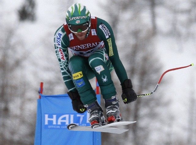 Bode Miller na trati sjezdu pro superkombinaci na MS ve Val d'Isere. | Foto: Reuters