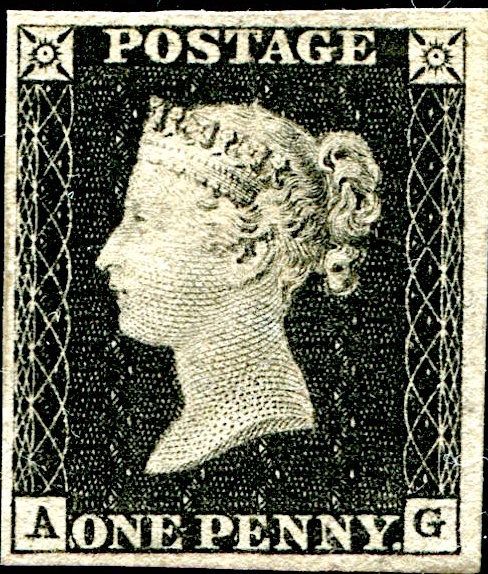 První známka světa Penny Black | Foto: Archiv Davida Kopřivy