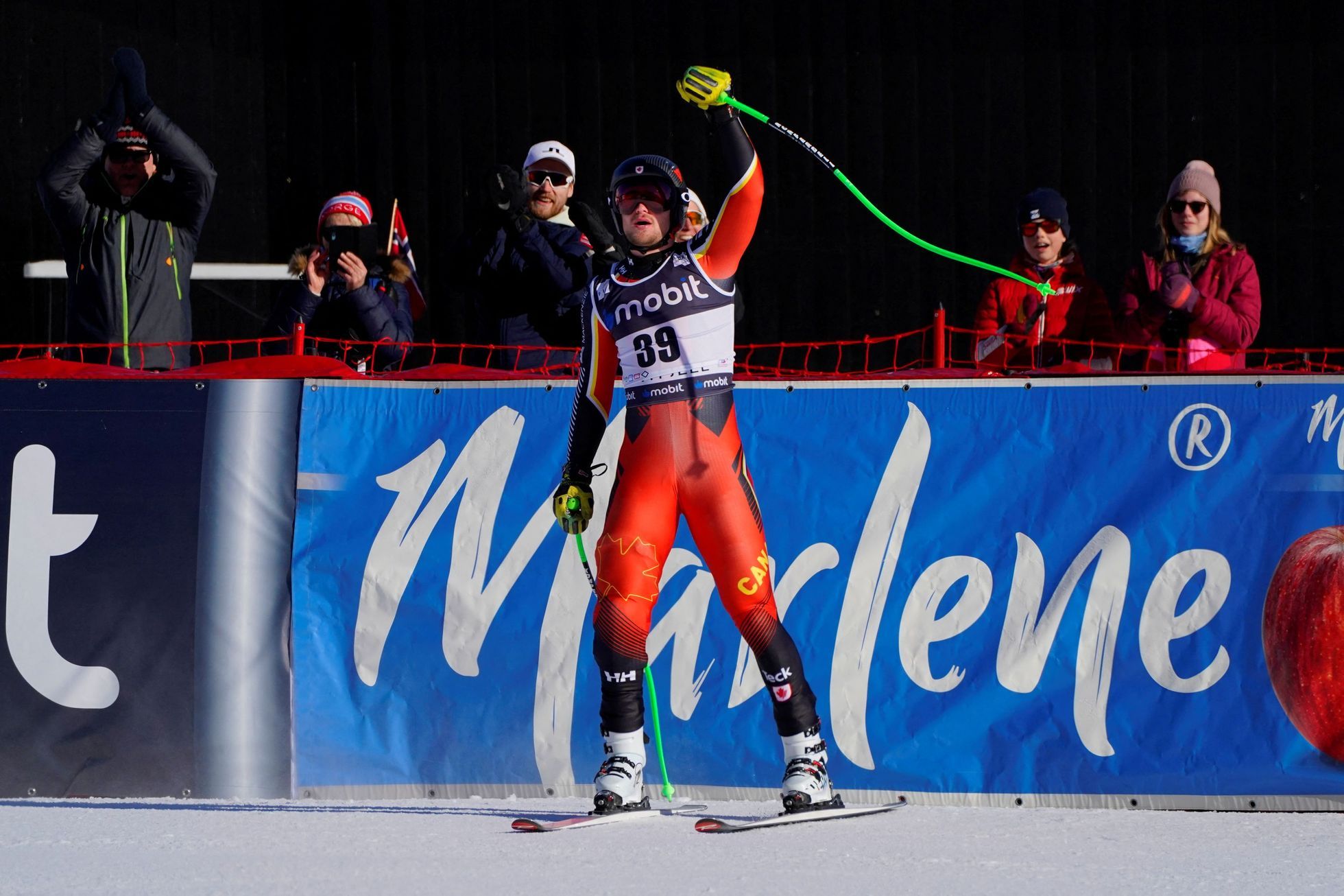 Alexander surprised the skiers, for a joint victory he finished with the starting number 39