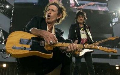 Keith Richards na evropském turné skupiny Rolling Stones | Foto: Reuters