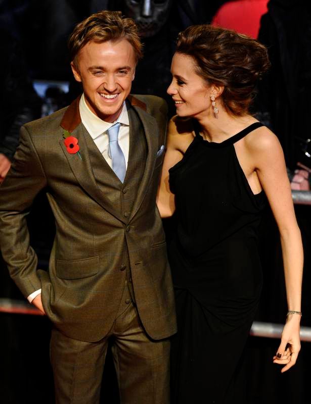 Premiéra filmu Harry Potter - Tom Felton a Jade Gordon | Foto: Reuters