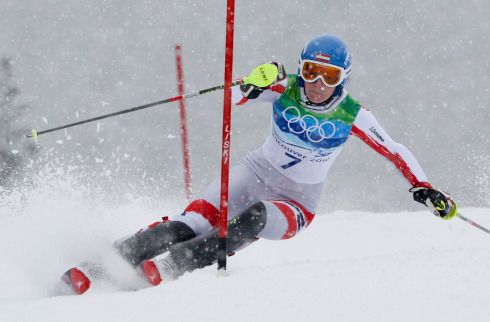 Marlies Schildová poskočila z třetího místa po prvním kole na stříbrnou příčku | Foto: Reuters