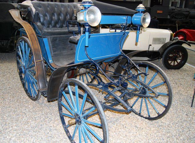 Benz Viktoria z roku 1893 je vůbec první automobil, který se proháněl na území tehdejšího Rakousko-Uherska. Patřil textilnímu podnikateli von Liebigovi. | Foto: Radek Pecák