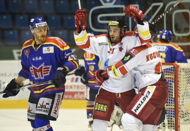 Baráž: Olomouc vs. České Budějovice | Foto: ČTK