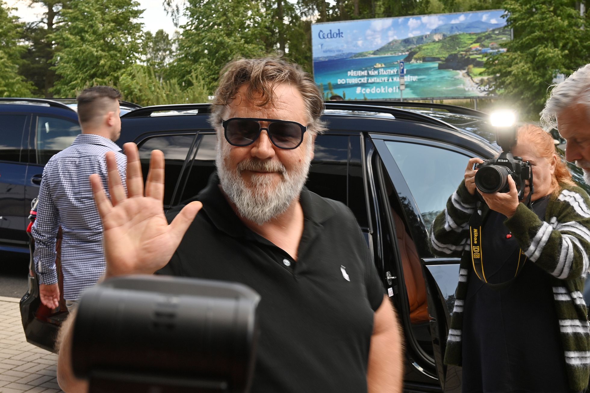 Russell Crowe receives Crystal Globe at Karlovy Vary Film Festival