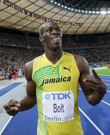 Usain Bolt - zlato a světový rekord | Foto: Reuters