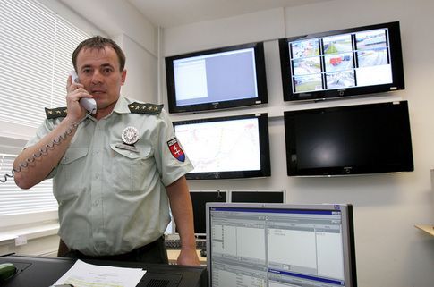 The monitoring center was established in the border city Sobrance. | Foto: Ondřej Besperát