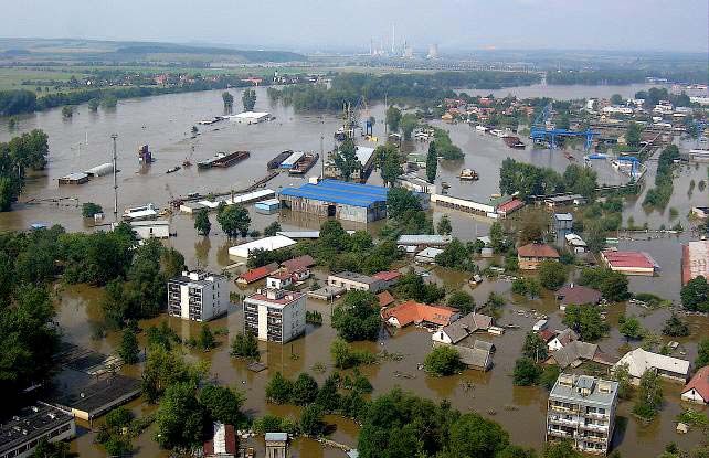 Mělník. | Foto: Vodohospodářský dispečink státního podniku Povodí Labe