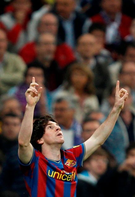 Radující se Lionel Messi | Foto: Reuters