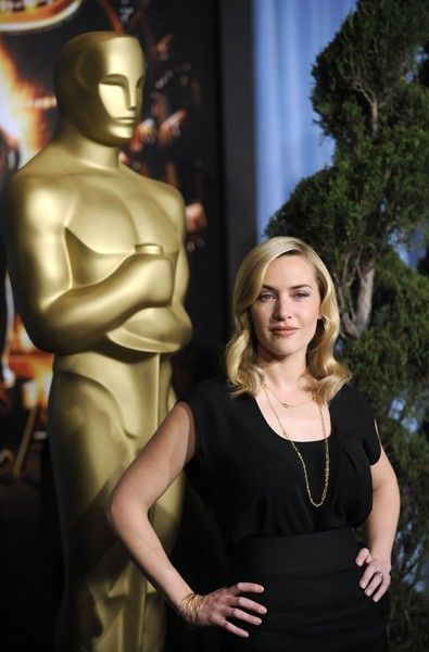 Kate Winslet během nominačního oscarového večera | Foto: Reuters