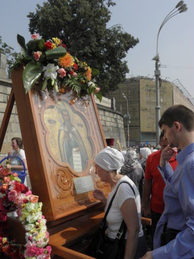 Ikona svatého Eliáše, patrona ruských výsadkářů. | Foto: Jiří Just