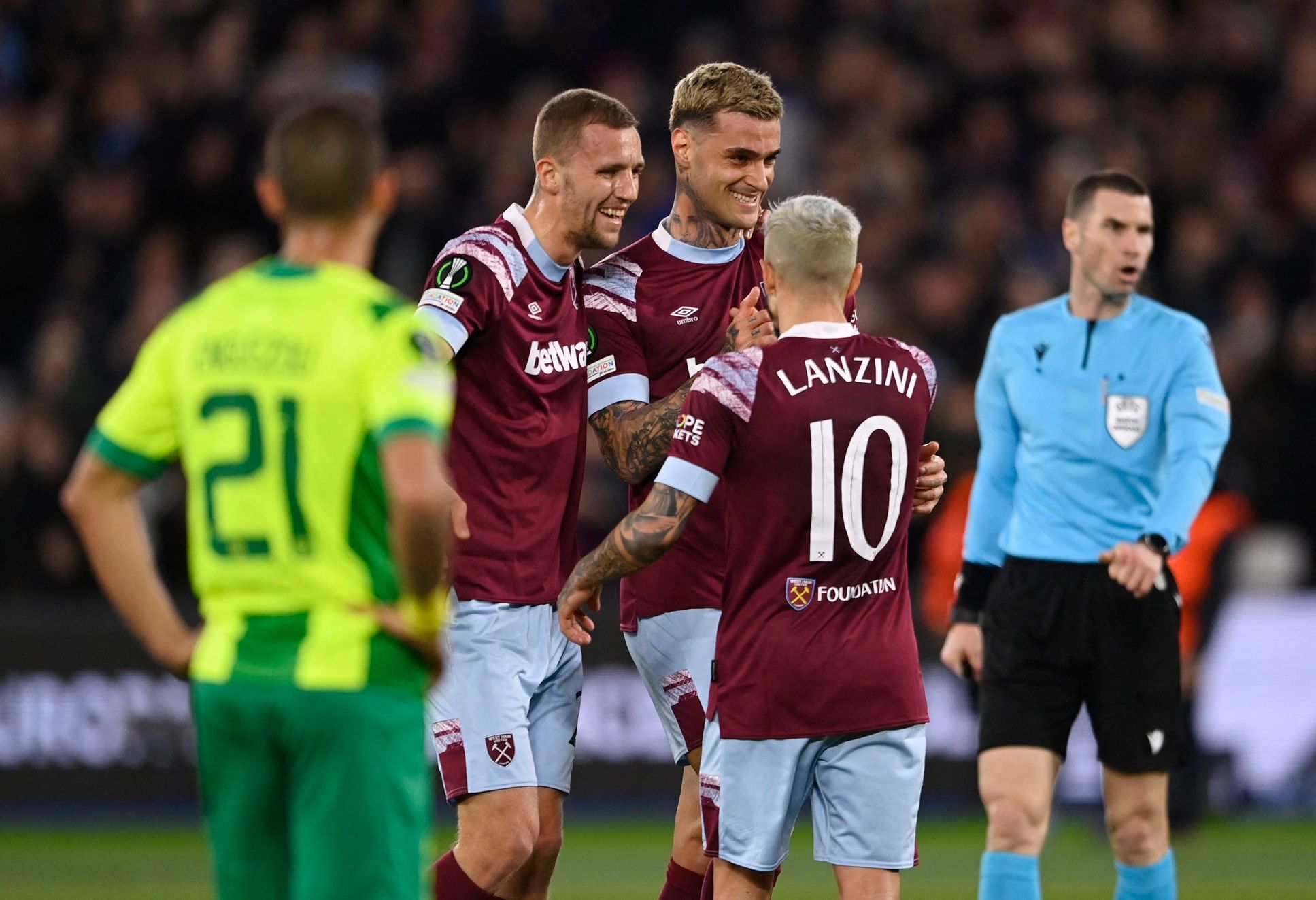 West Ham ve čtvrtfinále Konferenční ligy narazí na Gent, Fiorentinu čeká Poznaň