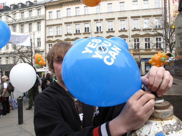 Iniciativa Ne základnám připravuje demonstraci na Václavském náměstí | Foto: Veronika Skálová