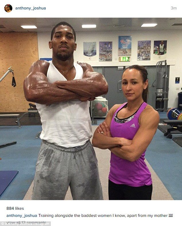 Anthony Joshua a Jessica Ennis-Hillová | Foto: Instagram Anthony Joshua