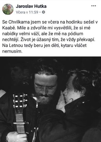 Jaroslav Hutka | Foto: FB Jaroslava Hutky