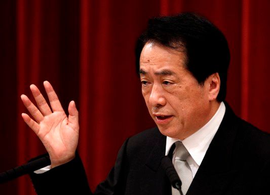 Nový japonský premiér Naoto Kan. | Foto: Reuters