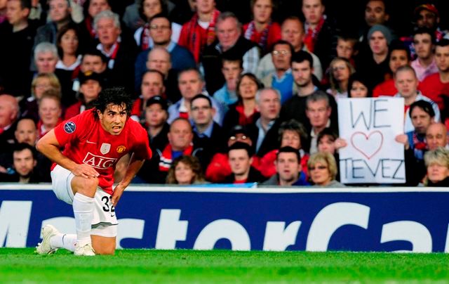 Carlose Téveze si fanoušci United na hřišti moc často neužili. | Foto: Reuters