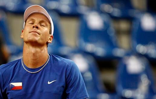 Tomáš Berdych ztratil náskok 2:0 na sety | Foto: Sport