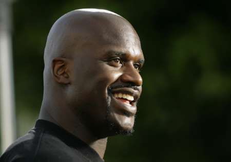 Miamský basketbalista Shaquille O'Neal na premiéře fimu Návrat Supermana. | Foto: Reuters