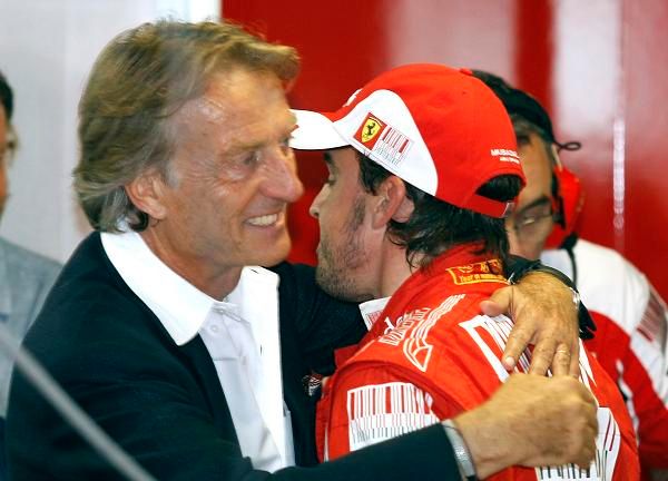 Fernando Alonso a Luca di Montezemolo | Foto: Reuters