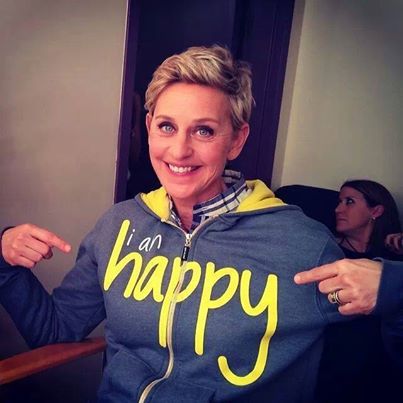 K oslavám Dne štěstí se zapojila i populární americká moderátorka Ellen Degeneres. | Foto: Facebook - International Happiness Day